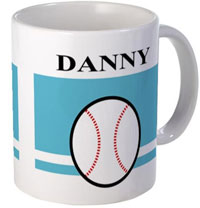 baseball mugs with names
