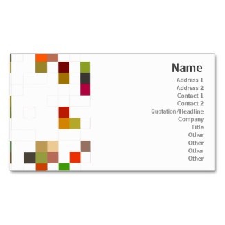 square design business card templates