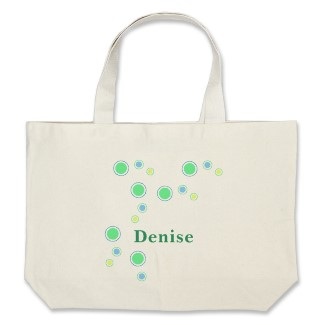 custom totebags with circles