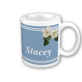 personalized flower mugs