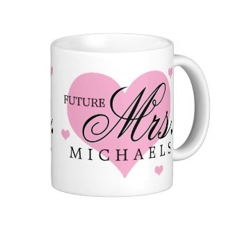 heart wedding mug