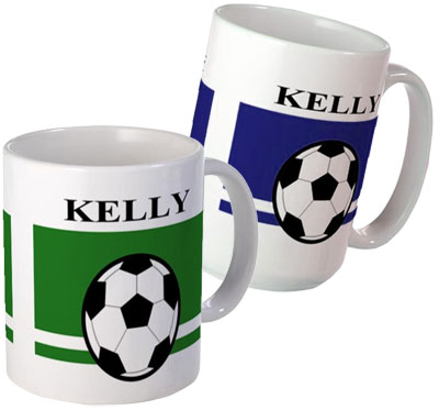 personalized soccer mugs