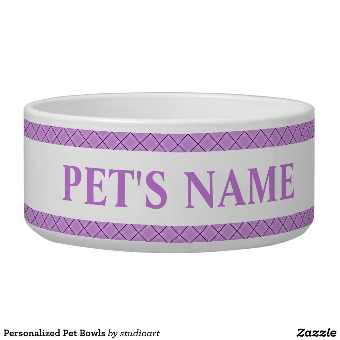 Dog bowl with name