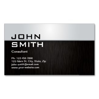metallic steel business card templates
