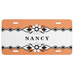decorative license plates with names