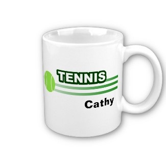 tennis mugs with names