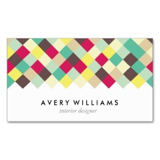 contemporary business cards