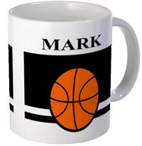 custom basketball mug