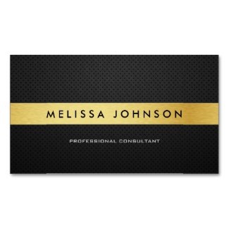 metallic gold business cards