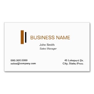 white business card templates