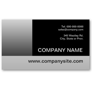 metalic business card