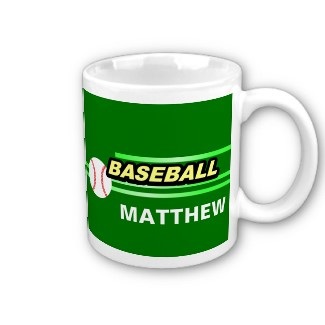 baseball mugs with names