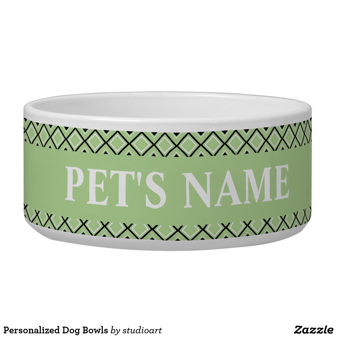 Personalized dog bowl
