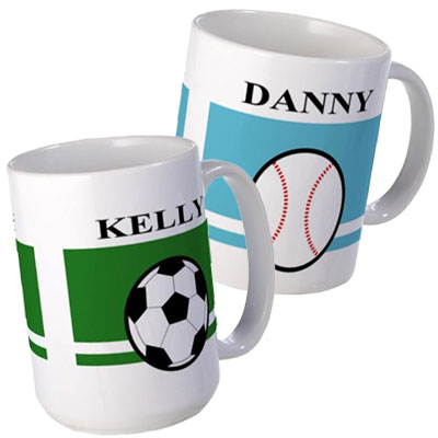 personalized sports mugs