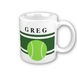 custom tennis mugs