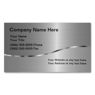 silver business card templates
