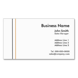 thin lines business cards