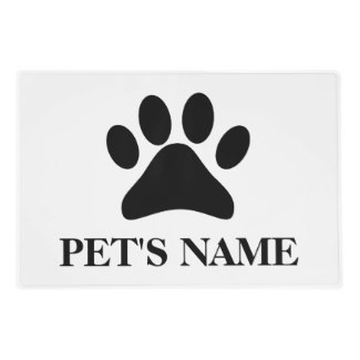 pet placemats with names