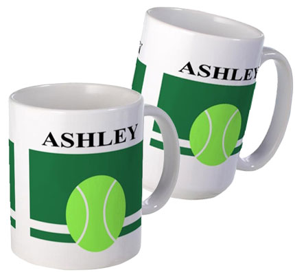 personalized tennis mugs