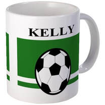 personalized soccer mug